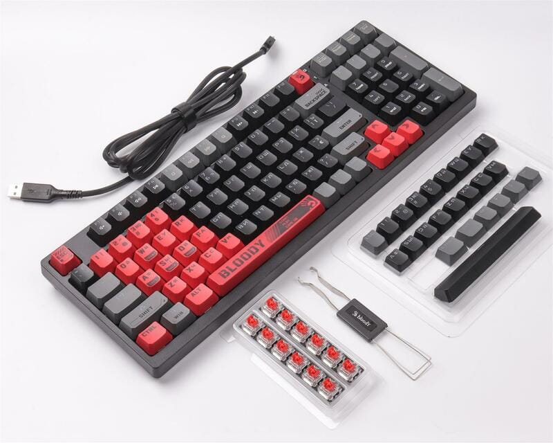 Клавіатура S98 Bloody Sports Red