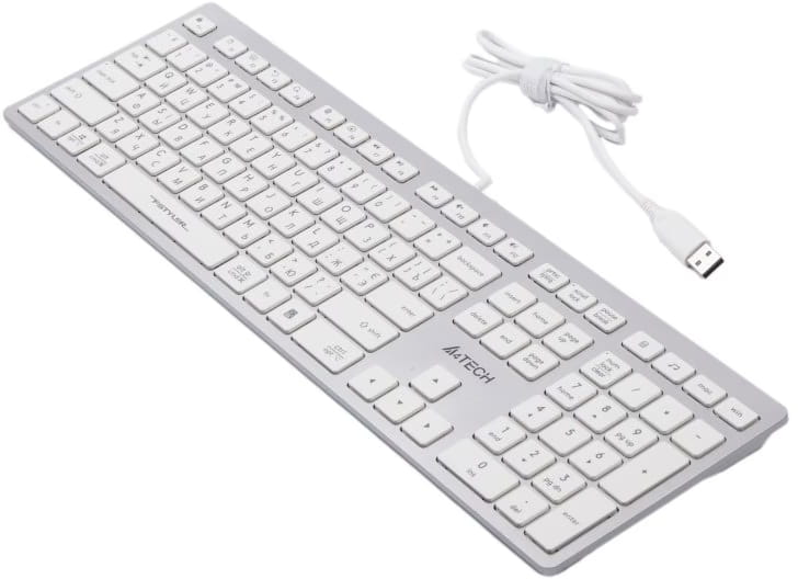 Клавиатура A4Tech Fstyler FX-50 White