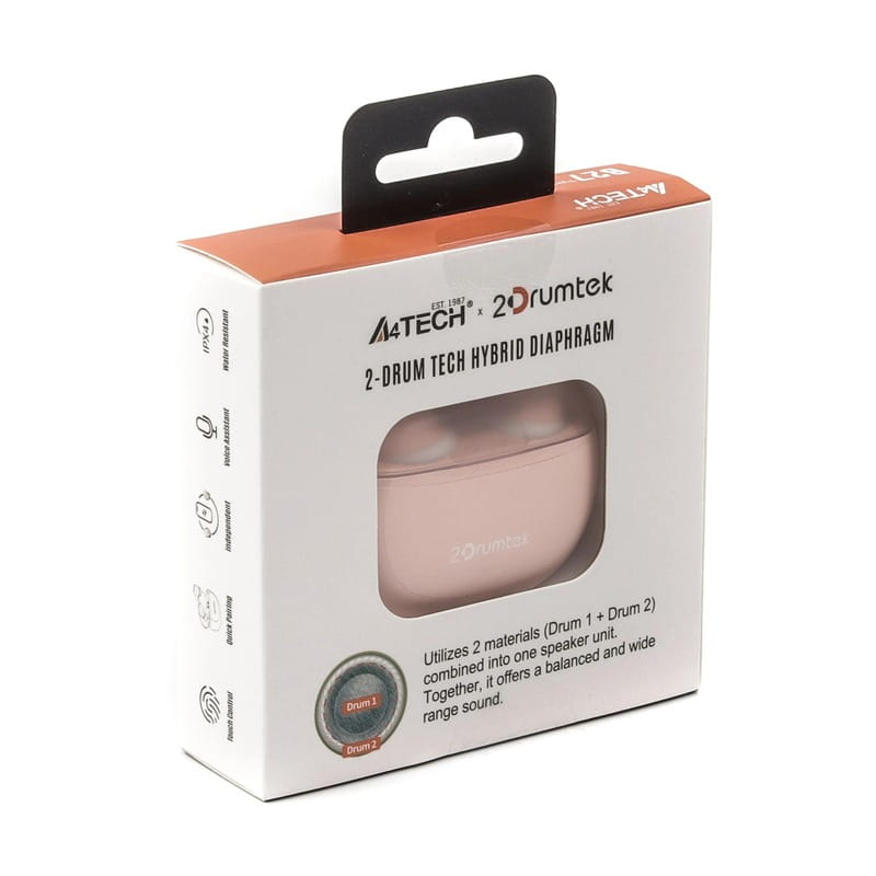 Bluetooth-гарнітура A4Tech B27 Baby Pink