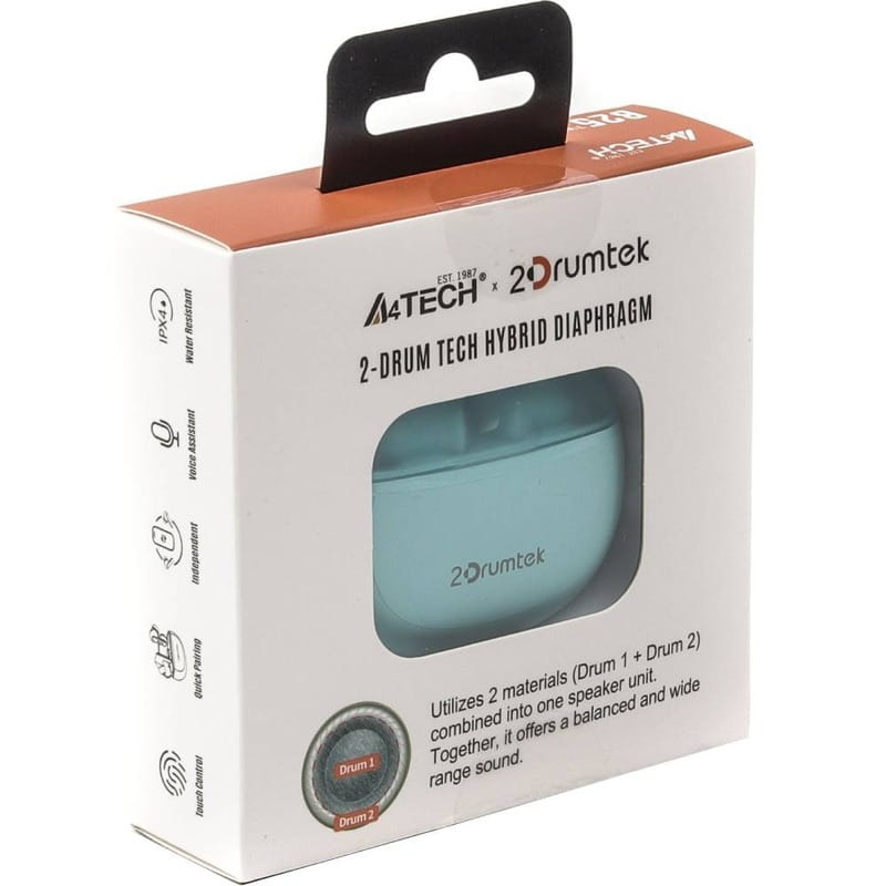 Bluetooth-гарнитура A4Tech B25 Icy Blue