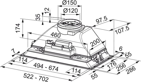 Витяжка Franke FBI 705 XS (305.0599.508)