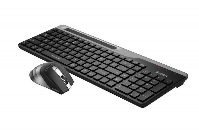 Комплект (клавиатура, мышь) беспроводной A4Tech FB2535CS Smoky Grey USB