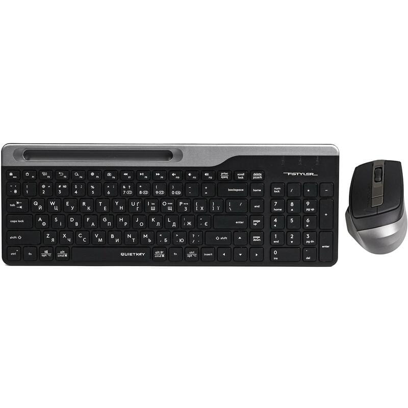 Комплект (клавиатура, мышь) беспроводной A4Tech FB2535CS Smoky Grey