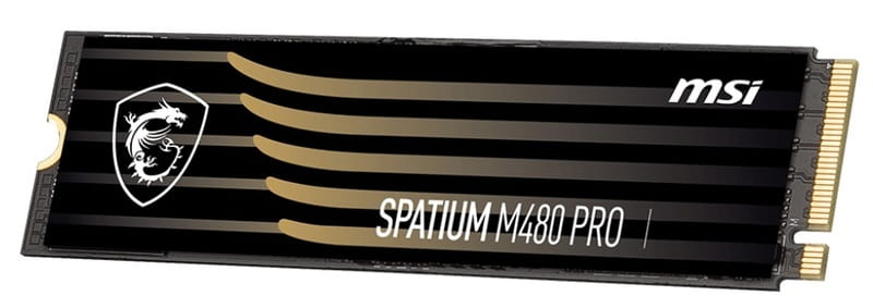 Накопичувач SSD 1TB MSI Spatium M480 Pro M.2 2280 PCIe 4.0 x4 NVMe 3D NAND TLC (S78-440L1G0-P83)