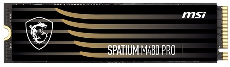 Накопитель SSD 2TB MSI Spatium M480 Pro M.2 2280 PCIe 4.0 x4 NVMe 3D NAND TLC (S78-440Q600-P83)