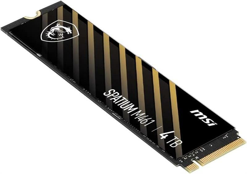 Накопичувач SSD 4TB MSI Spatium M461 M.2 2280 PCIe 4.0 x4 NVMe 3D NAND TLC (S78-440R030-P83)