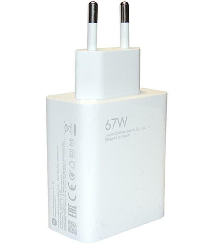 Сетевое зарядное устройство Xiaomi 67W (1USBх3.25A) White (BHR6035EU)_
