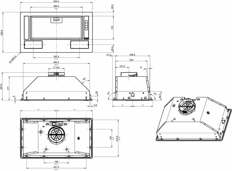 Вытяжка Gorenje BHI611ES