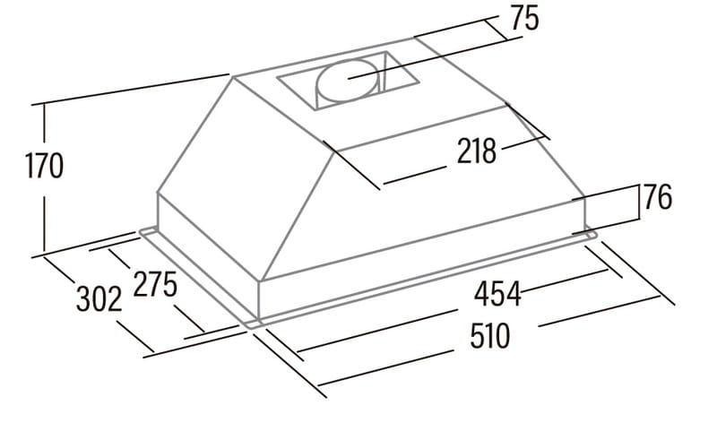 Вытяжка Cata G-45 WH /L