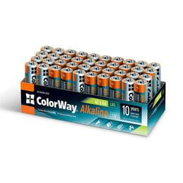 Купить Батарейка ColorWay Alkaline Power AA/LR06 Colour Box 40шт Батарейка ColorWay Alkaline Power AA/LR06 Colour Box 40шт