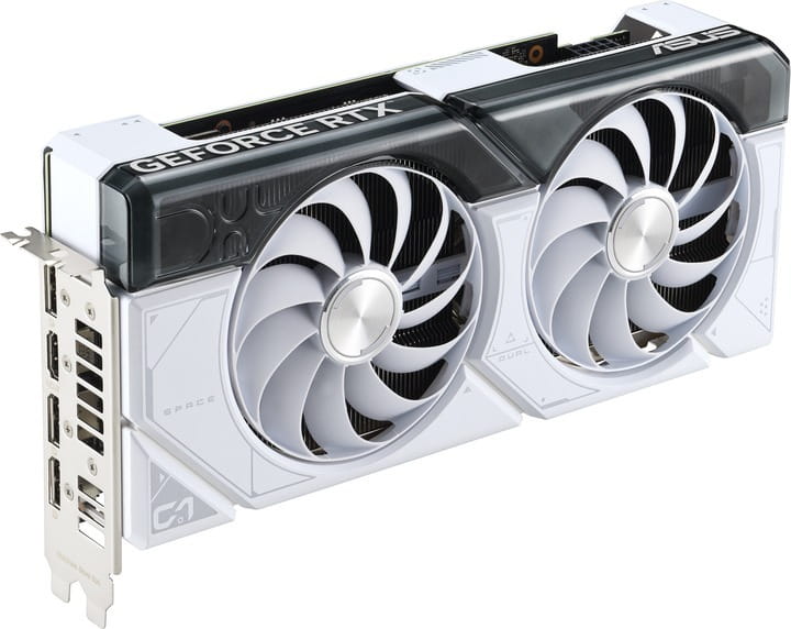 Видеокарта GF RTX 4070 12GB GDDR6X Dual OC White Asus (DUAL-RTX4070-O12G-WHITE)