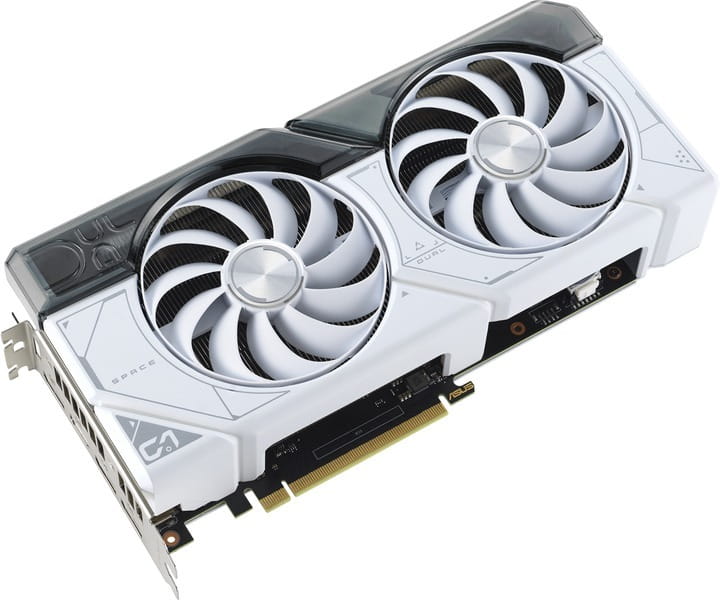 Видеокарта GF RTX 4070 12GB GDDR6X Dual OC White Asus (DUAL-RTX4070-O12G-WHITE)