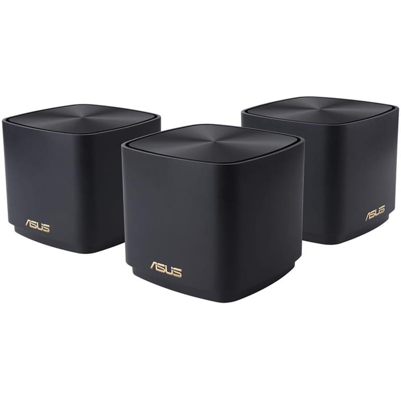 Wi-Fi Mesh система Asus ZenWiFi XD4 Plus 3pk Black (90IG07M0-MO3C50)