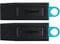 Фото - Флеш-накопичувач USB3.2 64GB Kingston DataTraveler Exodia Black/Blue 2 Pieces (DTX/64GB-2P) | click.ua
