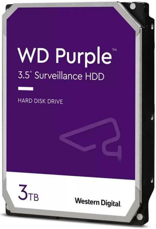 Накопитель HDD SATA 3.0TB WD Purple 5400rpm 256MB (WD33PURZ)