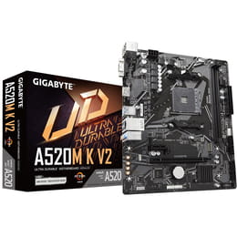 Материнская плата Gigabyte A520M K V2 Socket AM4