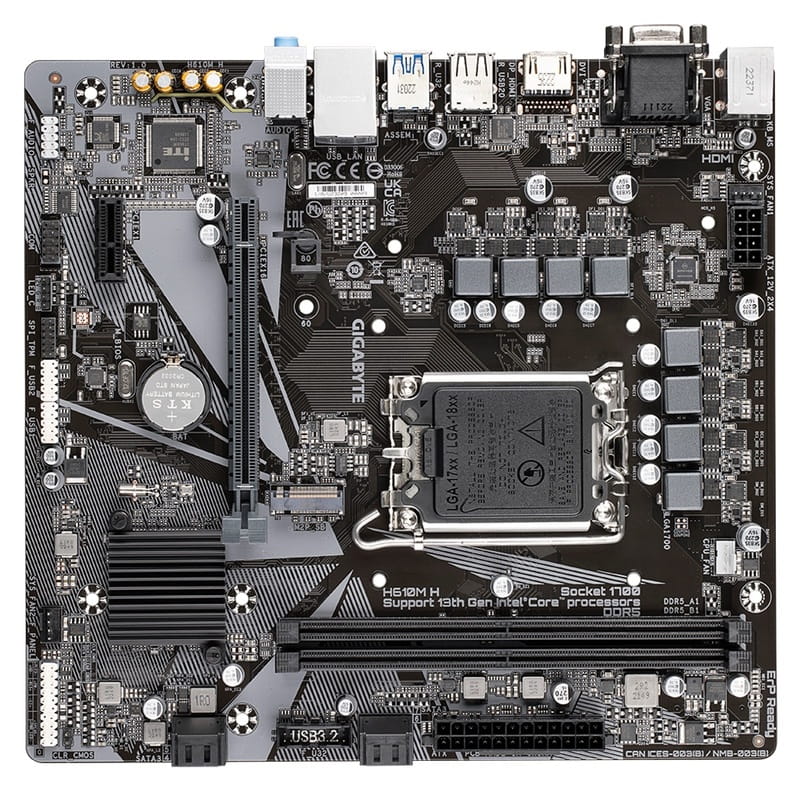 Материнская плата Gigabyte H610M H Socket 1700