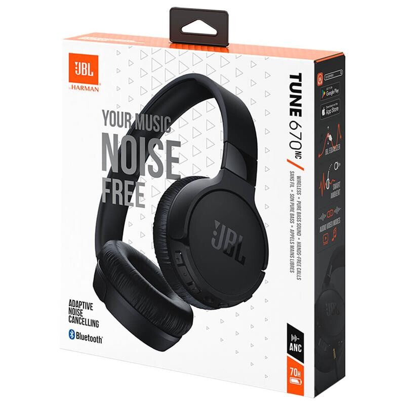 Bluetooth-гарнитура JBL Tune 670NC Black (JBLT670NCBLK)