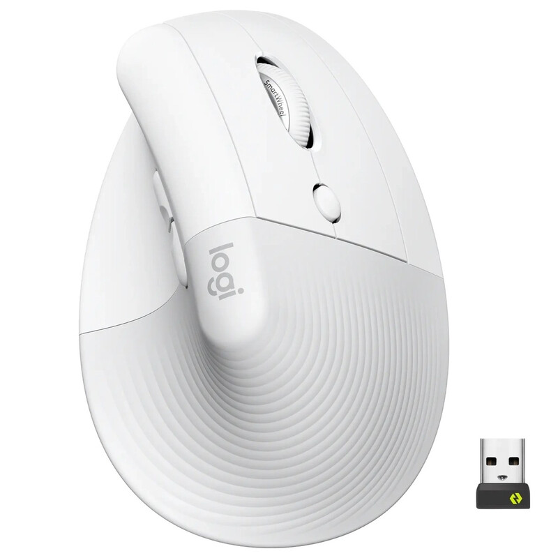 Мышь беспроводная Logitech Lift Vertical Ergonomic White (910-006475)