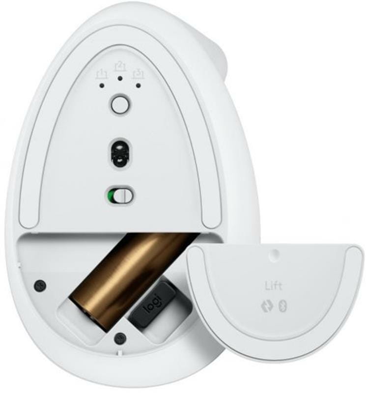 Мышь беспроводная Logitech Lift Vertical Ergonomic White (910-006475)