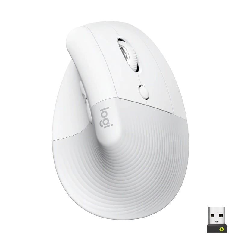 Мышь беспроводная Logitech Lift Vertical Ergonomic White (910-006475)