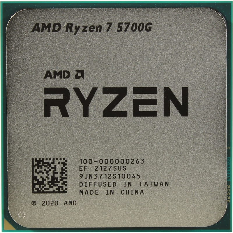 Процессор AMD Ryzen 7 5700G (3.8GHz 16MB 65W AM4) Tray (100-000000263)