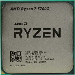 Процесор AMD Ryzen 7 5700G (3.8GHz 16MB 65W AM4) Tray (100-000000263)