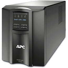 Джерело безперебійного живлення APC Smart-UPS 1500VA LCD, Lin.int., AVR, 8 х IEC, SmartSlot, USB, RJ-45, метал (SMT 1500I)