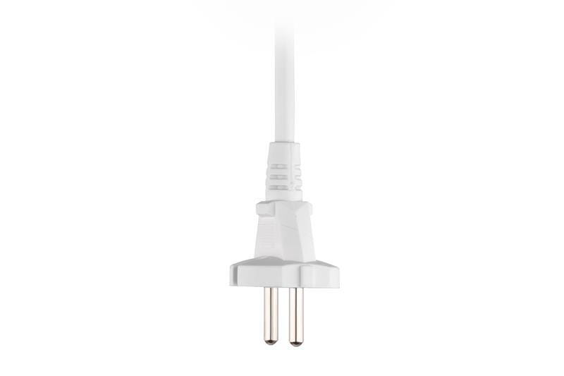 Сетевой удлинитель 2E 5XCEE7/17, 2G*1.0мм, 1.5м, white