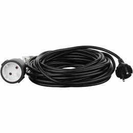 Мережевий подовжувач 2E 1XCEE7/17, 2G*1.0мм, 10м, black (2E-PC210M10)