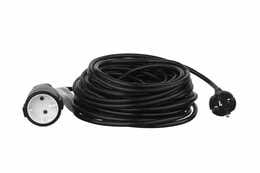 Сетевой удлинитель 2E 1XCEE7/17, 2G*1.0мм, 15м, black (2E-PC210M15)