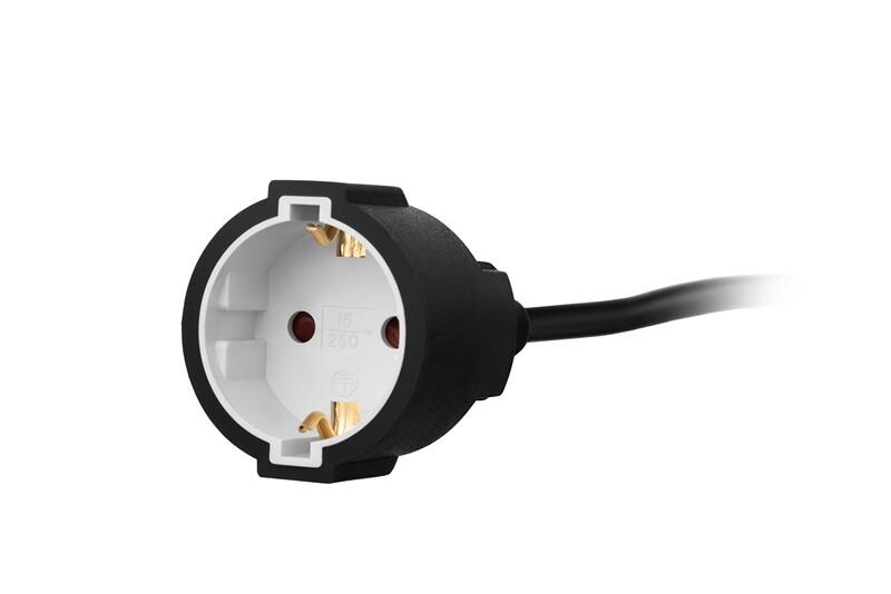 Сетевой удлинитель 2E 1XSchuko, 3G*1.5мм, 10м, black (2E-PC315M10)
