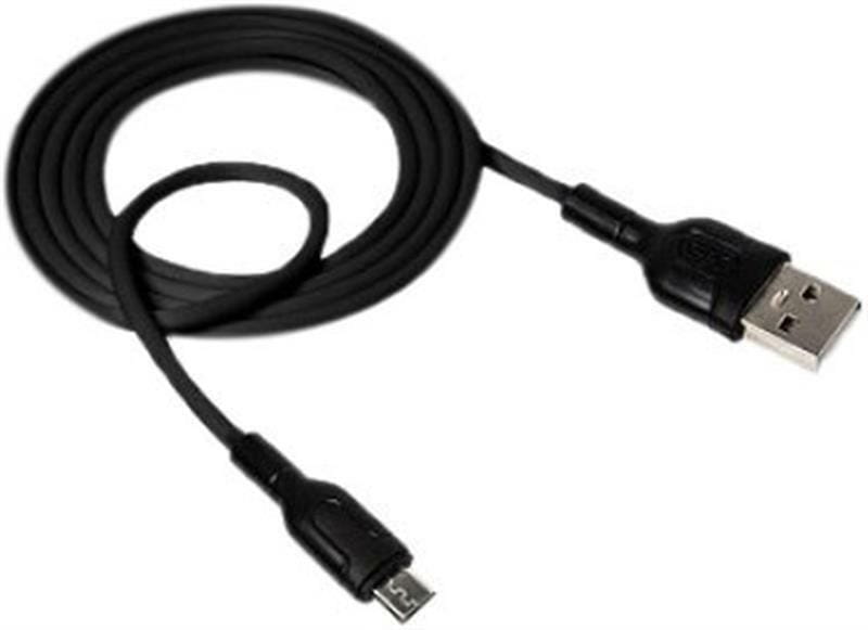 Кабель XO NB212 USB - micro USB (M/M), 2.1 A, 1 м, Black (XO-NB212m-BK)