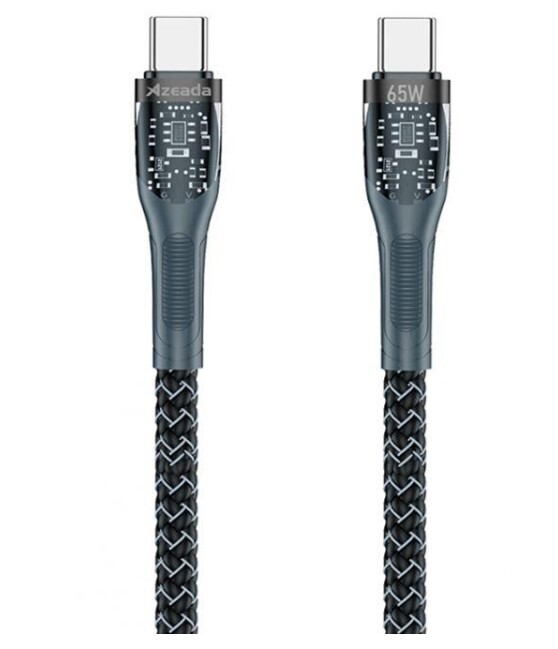 Кабель Proda Azeada Lotto PD-B89CC USB Type C - USB Type C 65W, 1.3м, Black (PD-B89 (C-C)-BK)