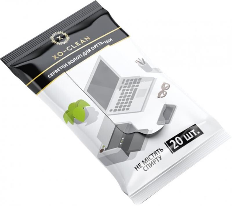 Влажные салфетки для оргтехники XoKo XO-Clean 20 шт (XO-Clean-20)