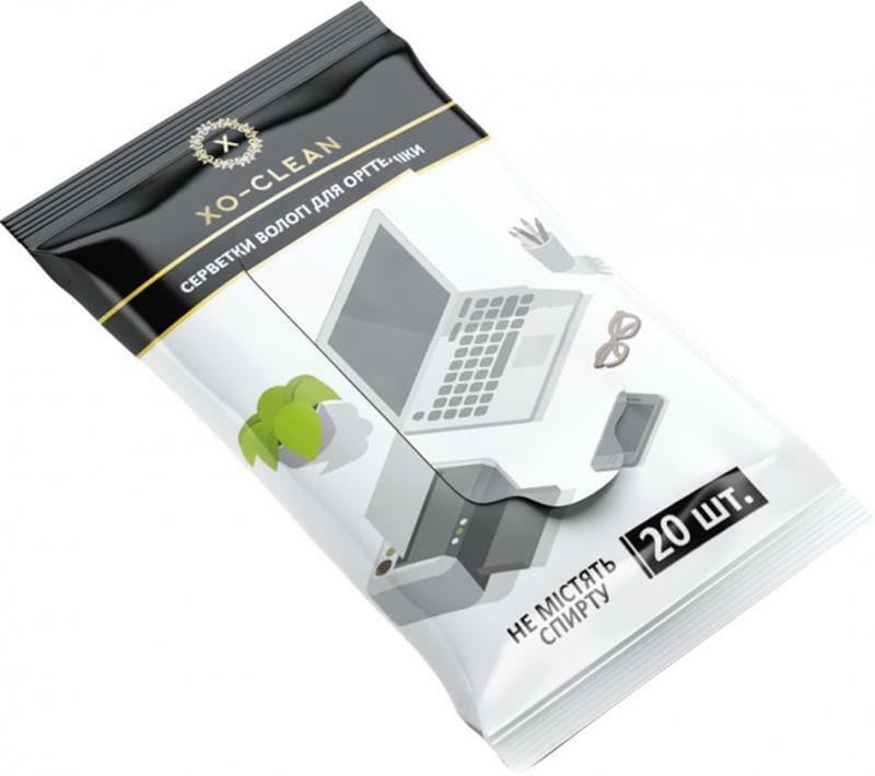 Влажные салфетки для оргтехники XoKo XO-Clean 20 шт (XO-Clean-20)