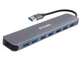 Концентратор USB3.0 D-Link DUB-1370/B2A Black 7хUSB3.0