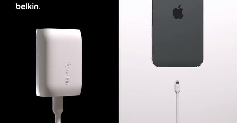 Мережевий зарядний пристрій Belkin Home Charger 30W USB-C (WCA005VFWH)