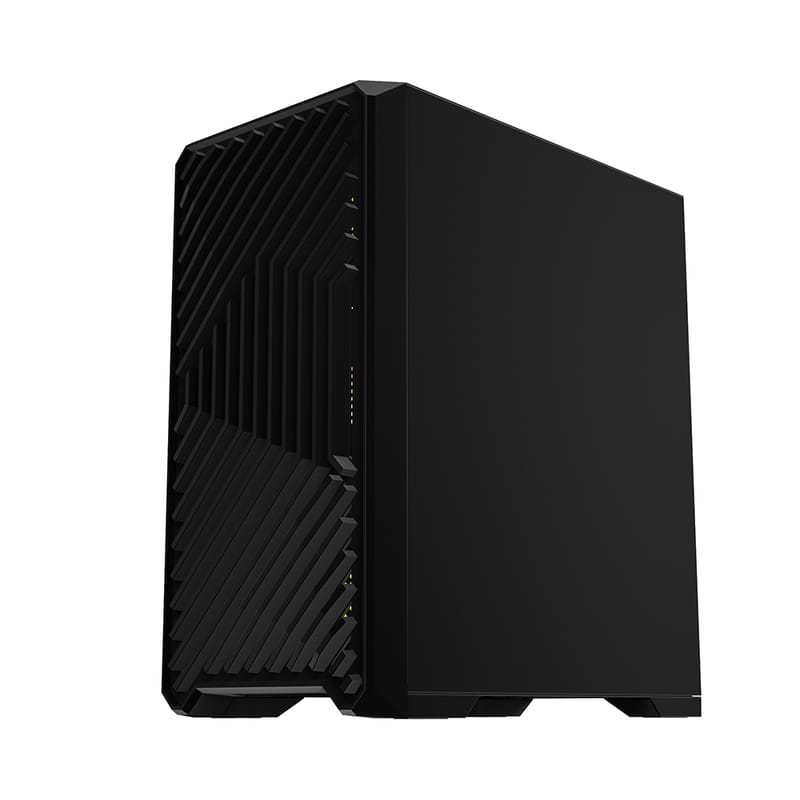 Корпус 1stPlayer T5-4F1-BK Black без БП