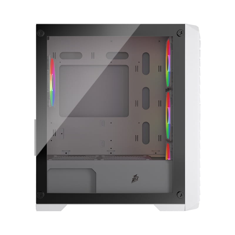 Корпус 1stPlayer T5-4F1-W-WH White без БП
