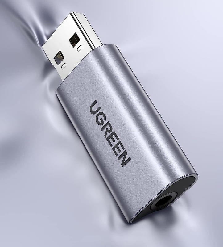 Звуковая карта Ugreen CM383 Gray (80864)