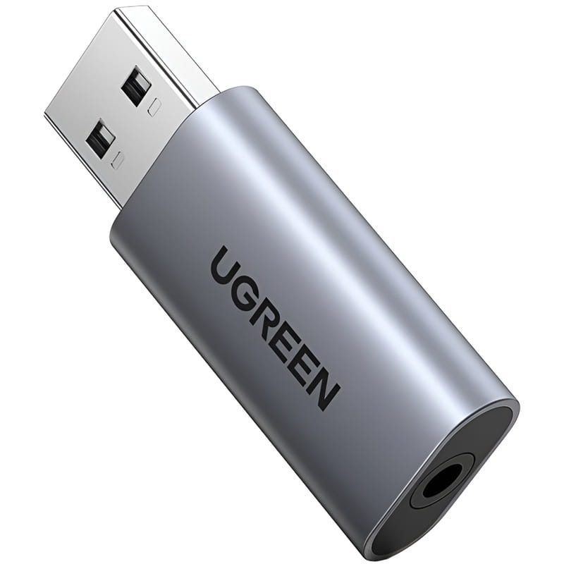 Звуковая карта Ugreen CM383 Gray (80864)