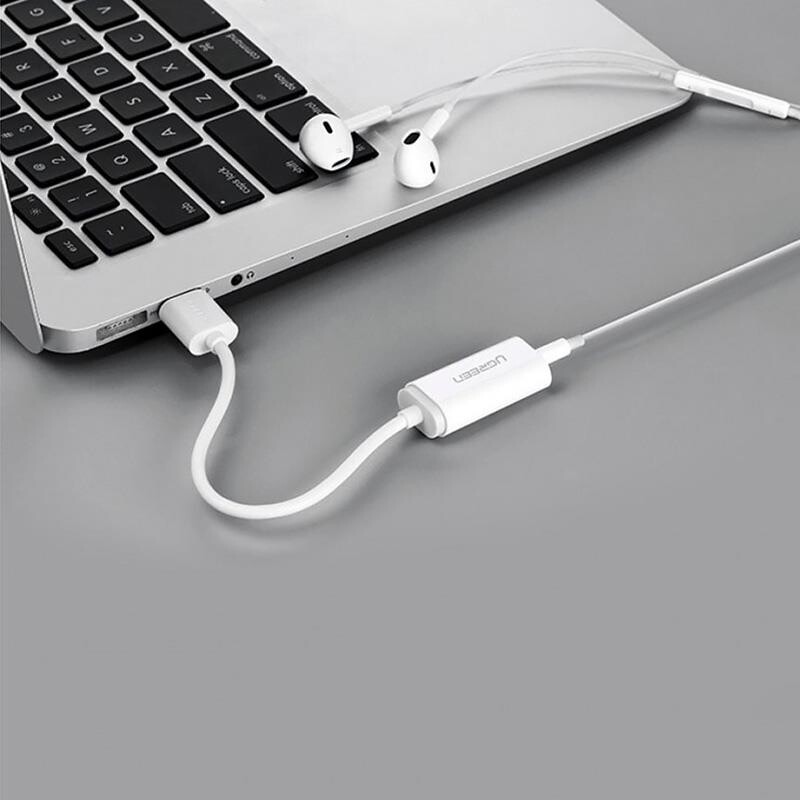 Звуковая карта Ugreen US206 White (30712)