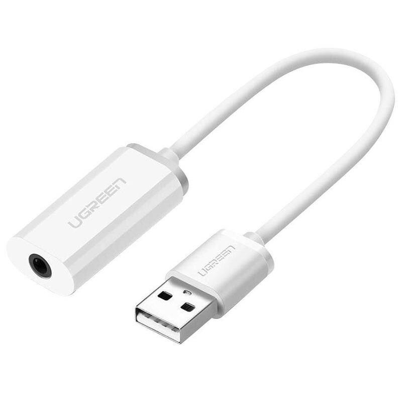 Звуковая карта Ugreen US206 White (30712)