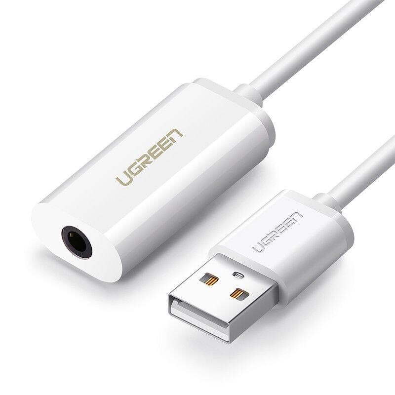 Звуковая карта Ugreen US206 White (30712)