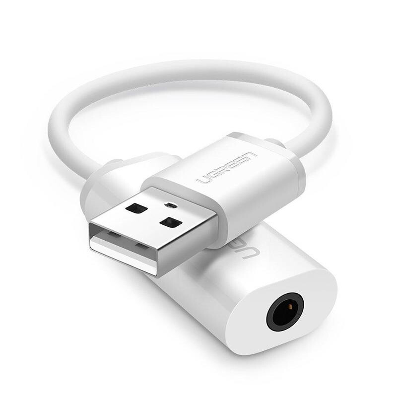 Звуковая карта Ugreen US206 White (30712)
