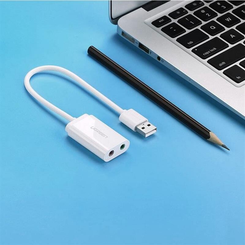 Звуковая карта Ugreen US205 White (30143)