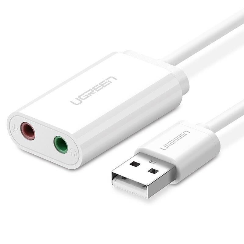 Звуковая карта Ugreen US205 White (30143)