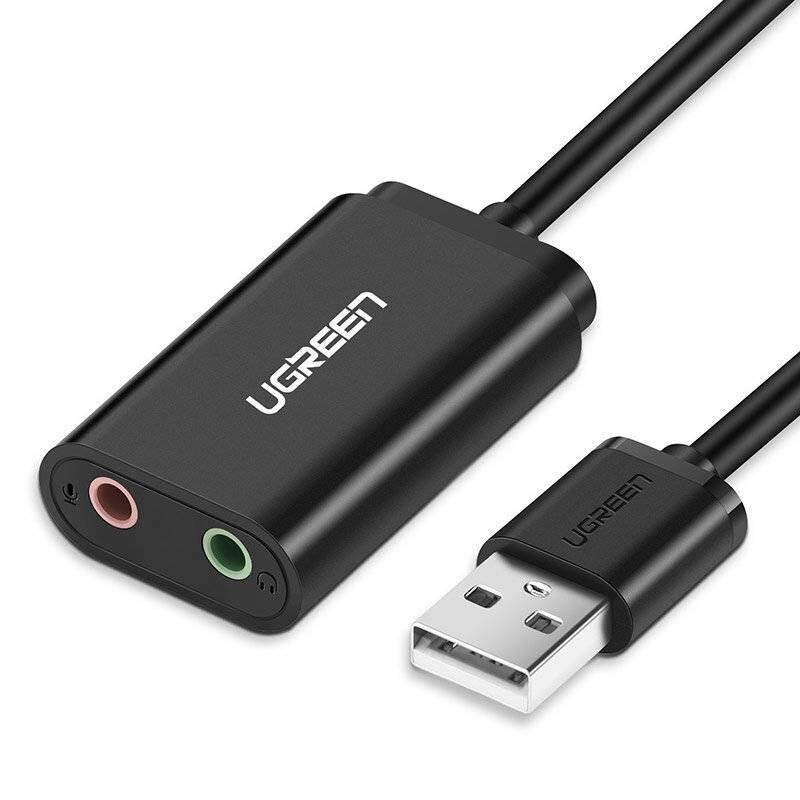 Звуковая карта Ugreen US205 Black (30724)