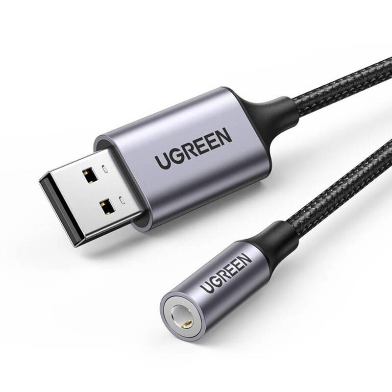 Звуковая карта Ugreen CM477 Gray (30757)